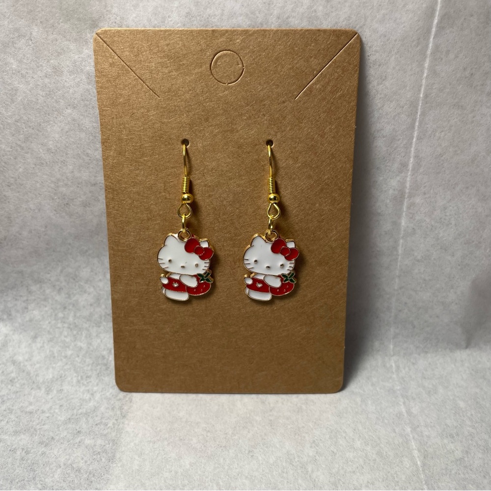 Hello Kitty Dangle Earrings